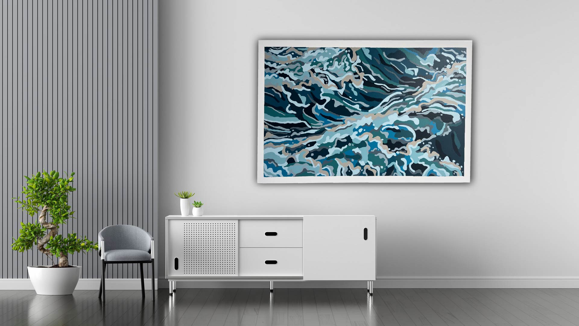 stormy ocean-01 Stormy Ocean Canvas